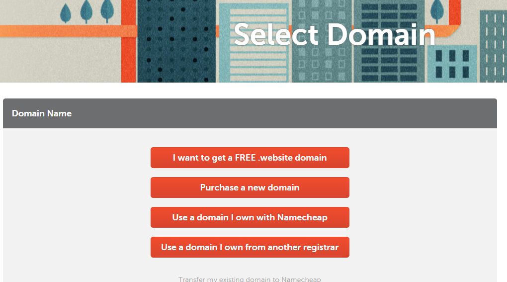 namecheap select domain