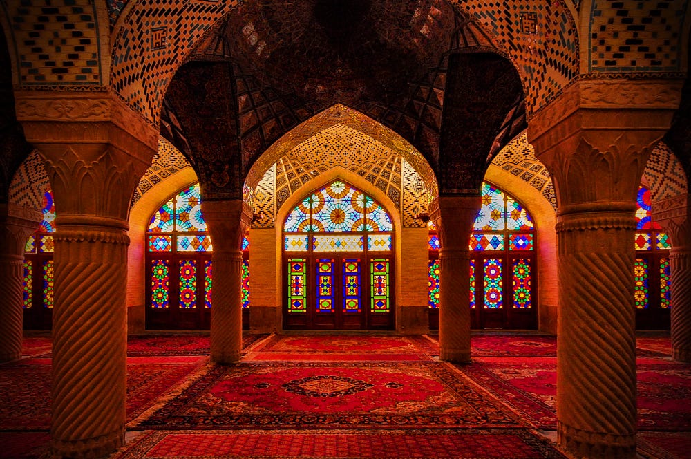 Nasir al-Mulk Mosque Shiraz Iran